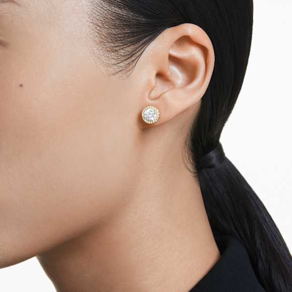 Swarovski Una Angelic Ohrstecker – goldfarben – 5686637_ms1