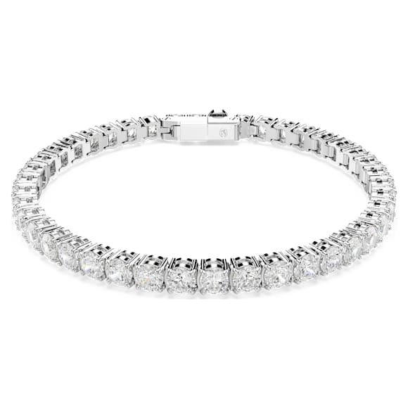 Swarovski Matrix Tennis Armband – weiß, rhodiniert – 5724480_png
