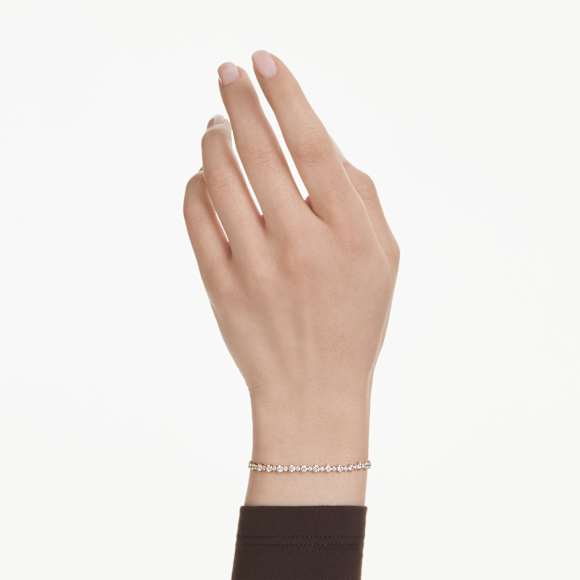 Swarovski Matrix Armband – weiß, goldbeschichtet – 5730709_ms1