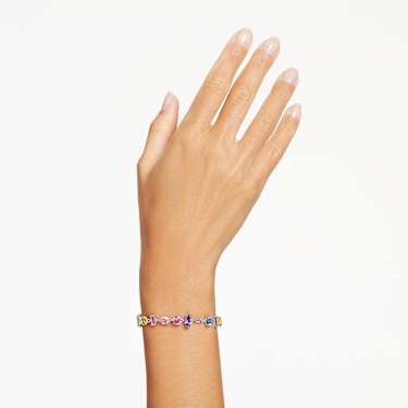 Swarovski Gema Armband – mehrfarbig, rhodiniert