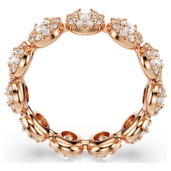 Swarovski Una Angelic Ring Rundschliff, Weiß, 18K Roségoldbeschichtet – 5636274_png_var2