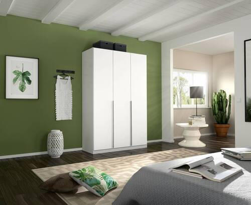 Rauch Möbel DREHTÜRENSCHRANK 136/229/54 cm, in Weiß, 3 Tür(en)