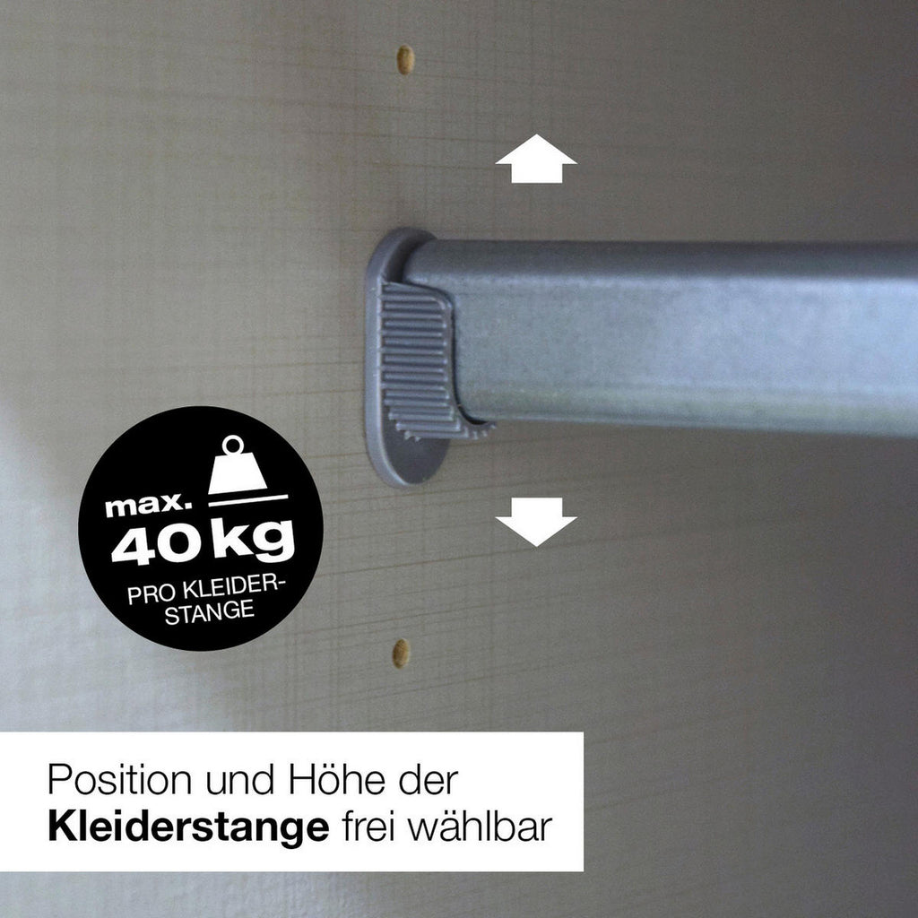 Chameo DREHTÜRENSCHRANK Sahara, Eiche Artisan 4 Tür(en)