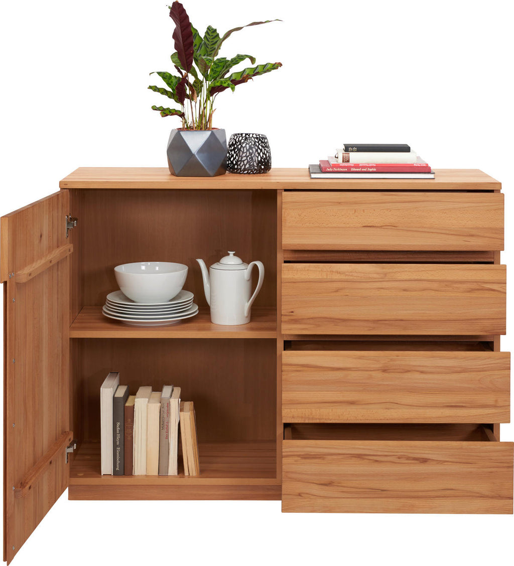 Linea Natura KOMMODE , 120/89,2/41 cm, 4 Schublade(n)