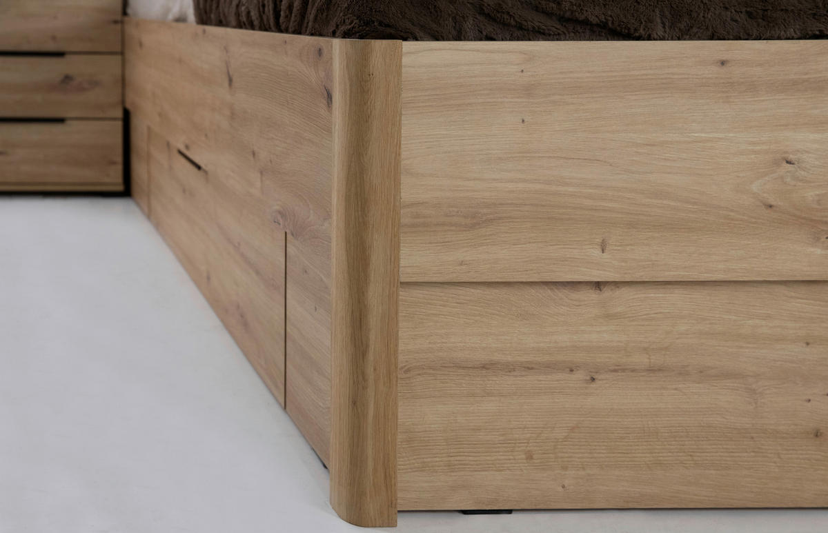 Boxxx STAURAUMBETT 180/200 cm, in Eiche Artisan