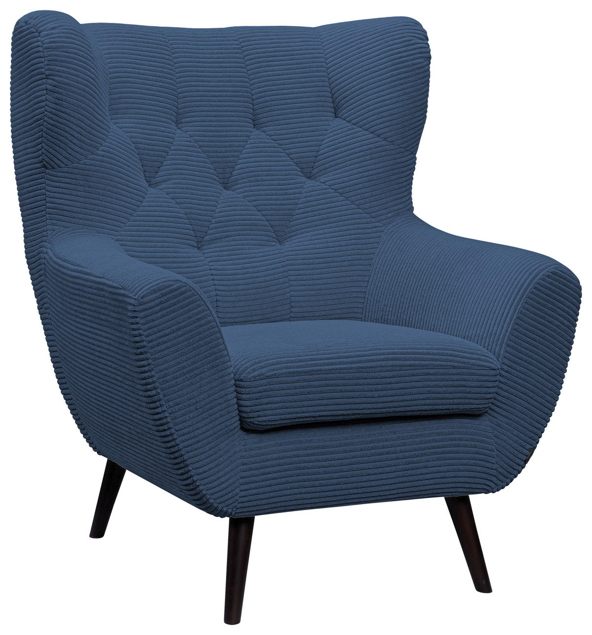 Stylife SESSEL in Cord Blau