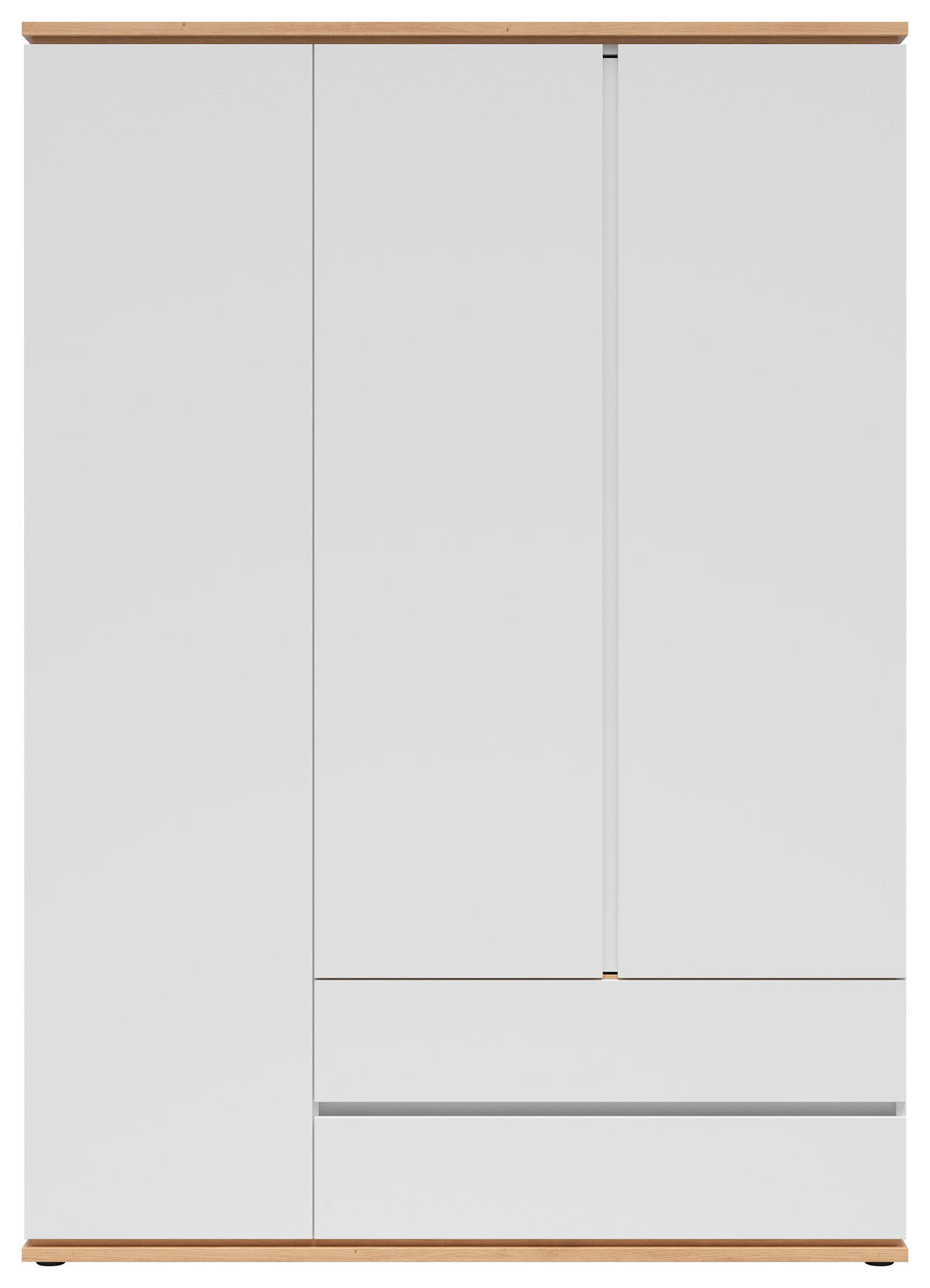 Xora MEHRZWECKSCHRANK 143/201/58 cm, in Weiß, Eiche Artisan