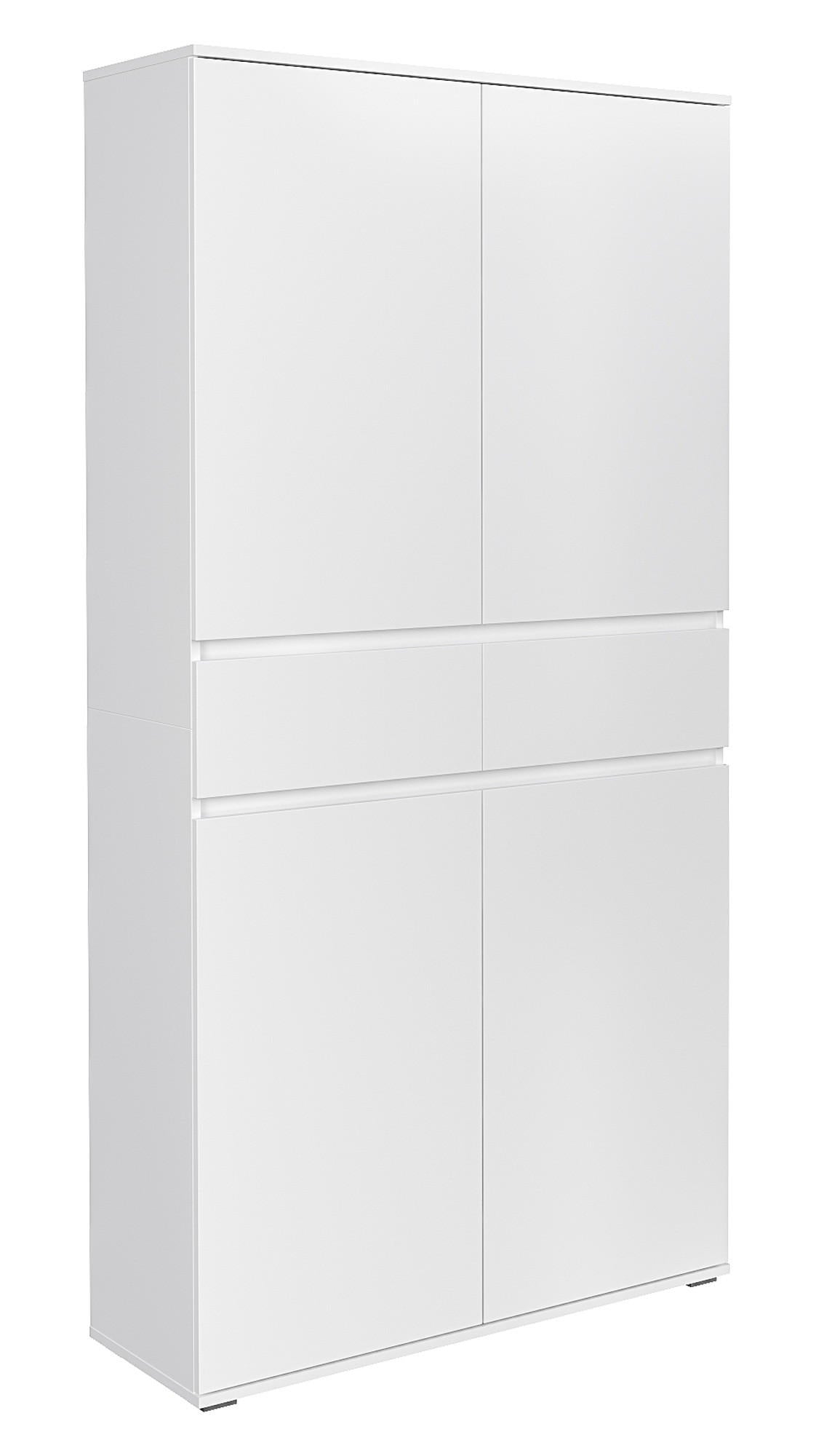 Xora MEHRZWECKSCHRANK 100/200/37 cm, in Weiß