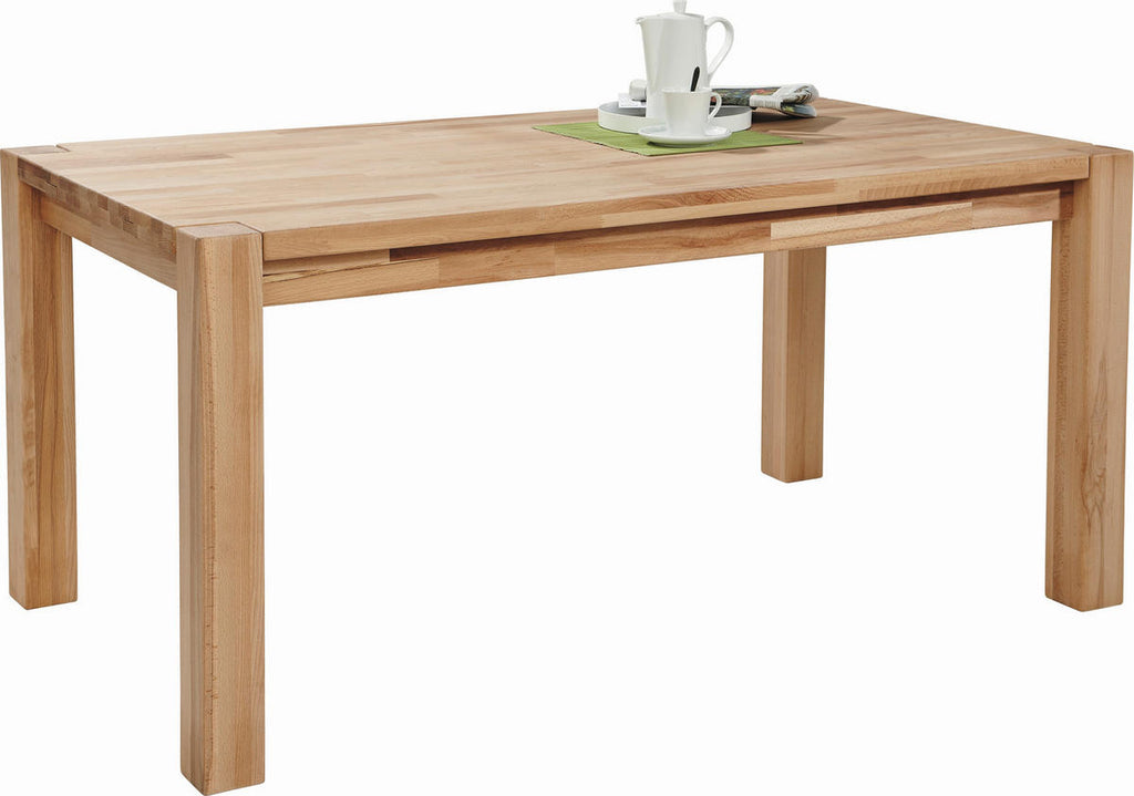 Linea Natura ESSTISCH 160-240/90/76 cm Echtholz Holz rechteckig Buchefarben