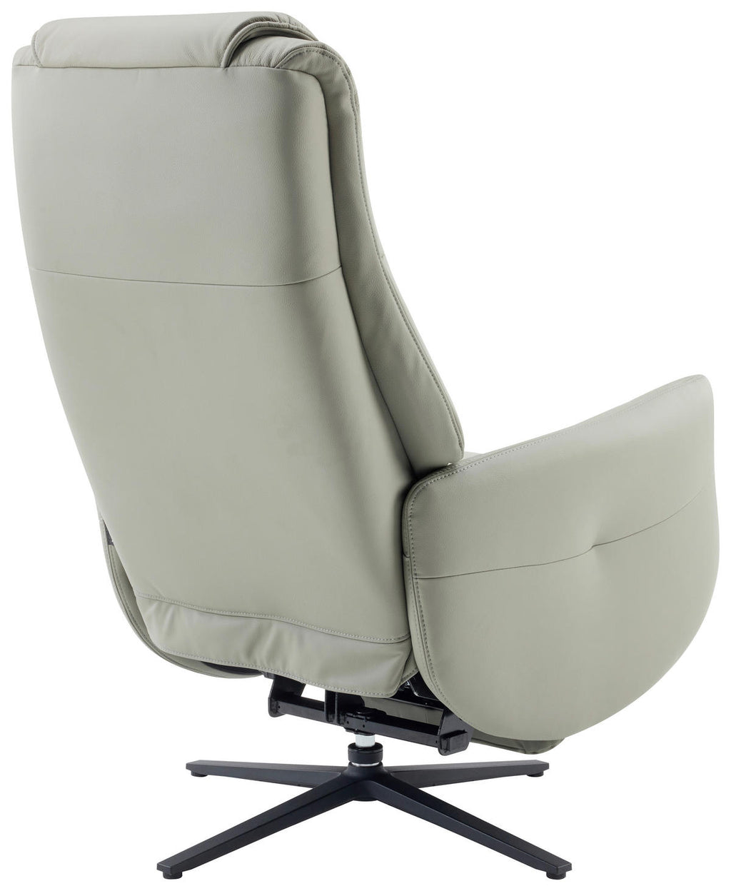 Xora MASSAGESESSEL mit Echtleder Lederlook Grau Relaxfunktion, Liegefunktion, Netzbetrieb, Massagefunktion Relaxfunktion, Fußteilverstellung
