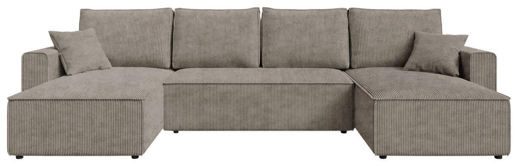 Carryhome WOHNLANDSCHAFT Taupe Cord