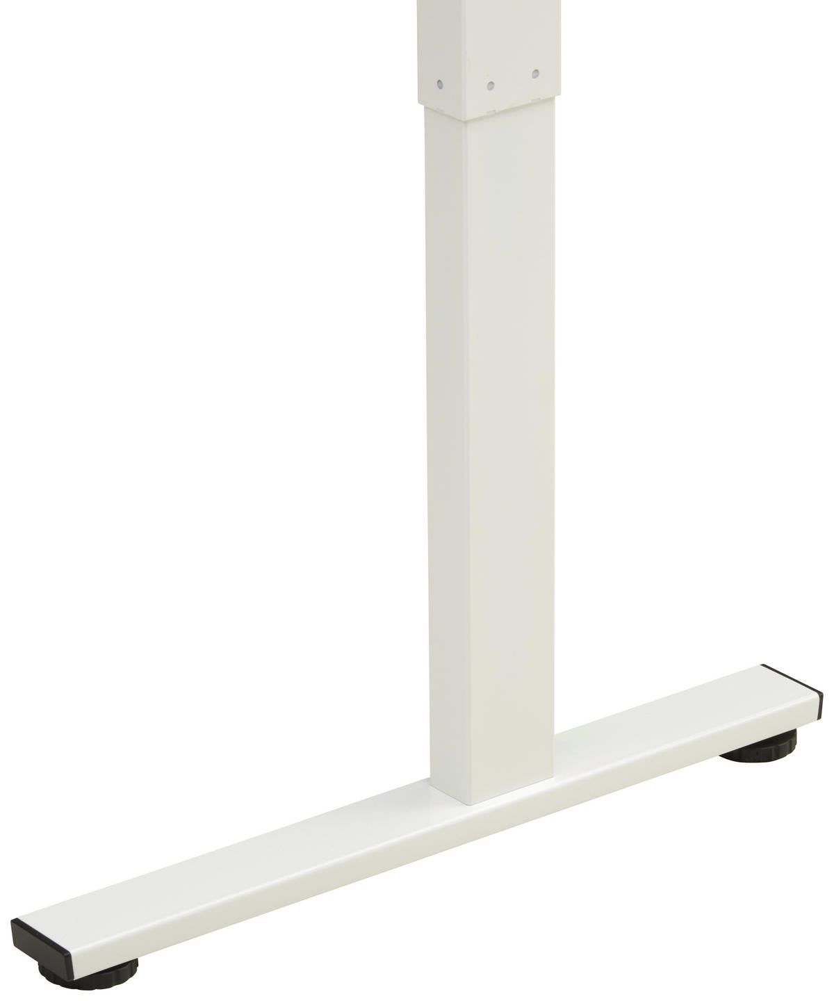 MID.YOU ECKSCHREIBTISCH 180/120/74,5-119 cm Eichefarben, Weiß elektrisch höhenverstellbar