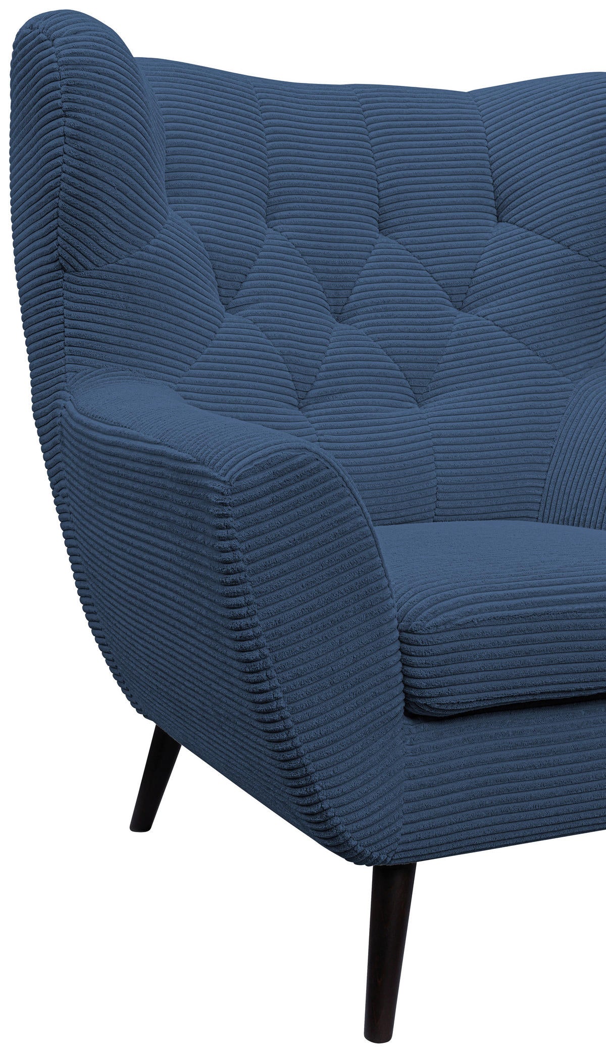 Stylife SESSEL in Cord Blau