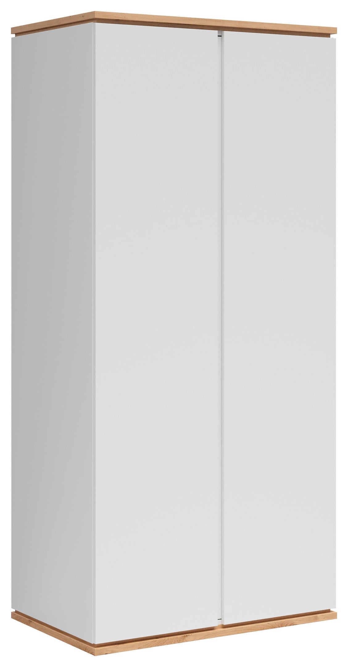Xora MEHRZWECKSCHRANK 94/201/58 cm, in Weiß, Eiche Artisan