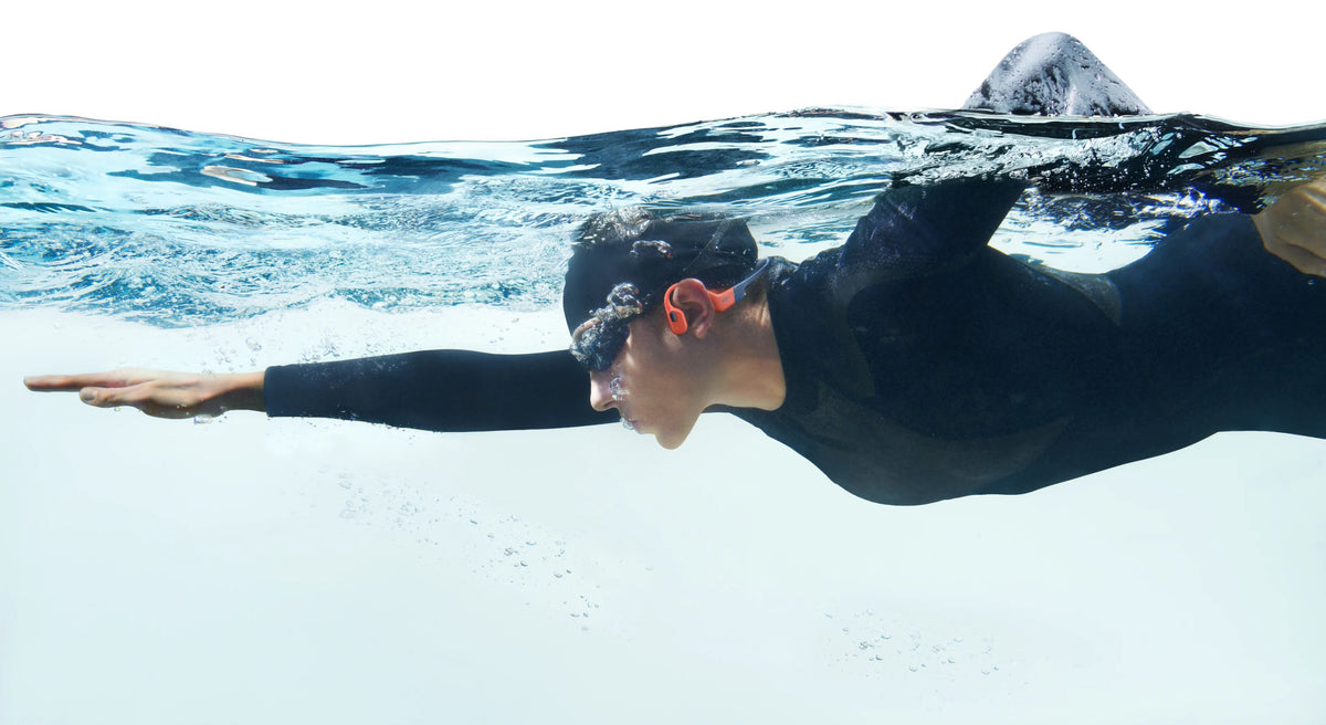 Shokz OpenSwim Pro USB-C Rot