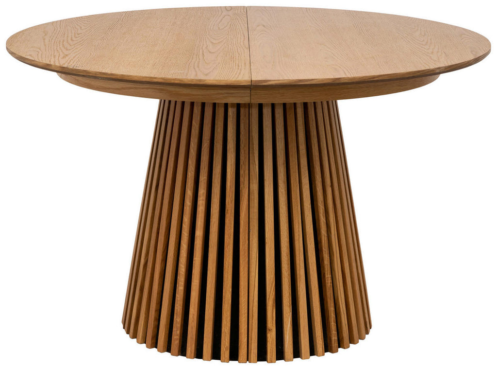 Carryhome ESSTISCH 120-200/120/75 cm Echtholz Holz ausziehbar rund Eichefarben