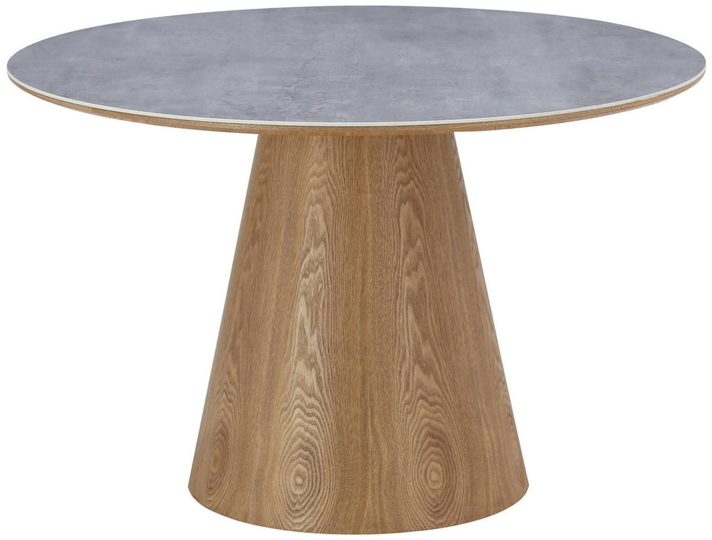 Carryhome ESSTISCH 120-200/120/75 cm Echtholz Holz ausziehbar rund Eichefarben