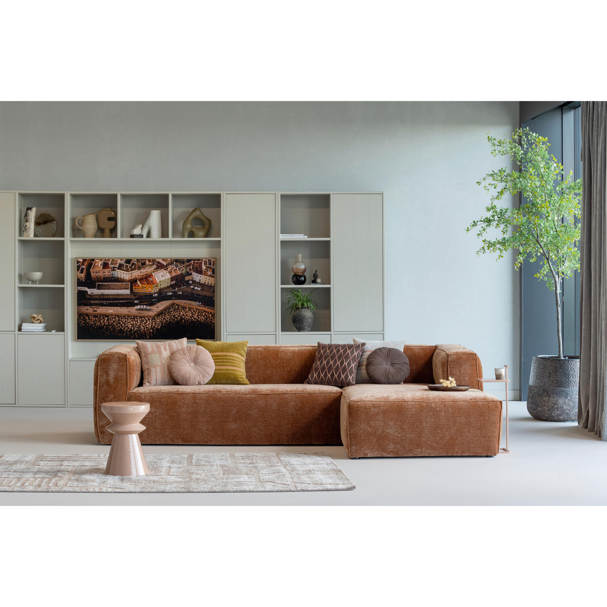 Livetastic MEHRZWECKSCHRANK 55/215/40 cm, in Grau
