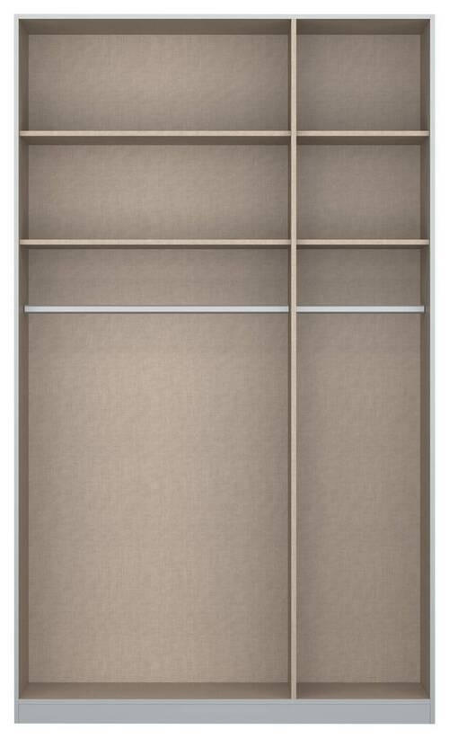 Rauch Möbel DREHTÜRENSCHRANK 136/229/54 cm, in Weiß, 3 Tür(en)