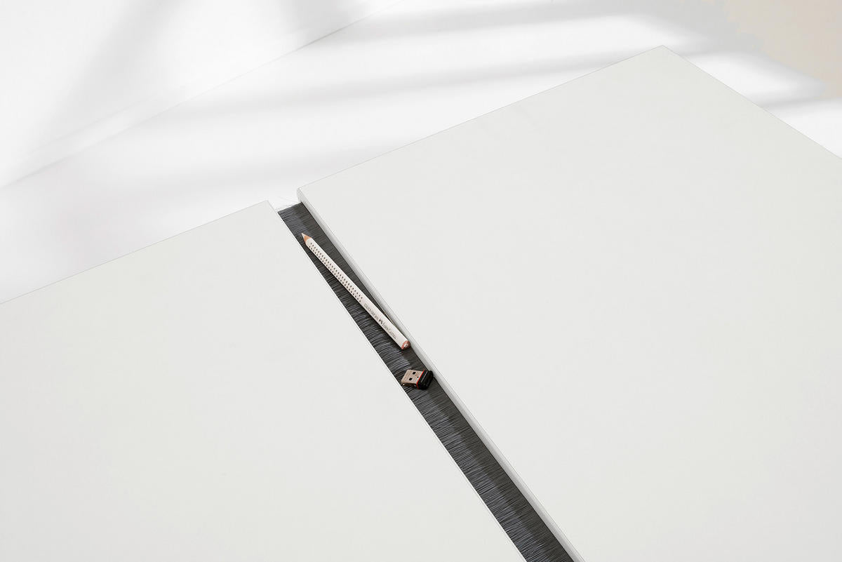 Paidi JUGENDSCHREIBTISCH 130/70/53-79 cm Silberfarben, Weiß höhenverstellbar