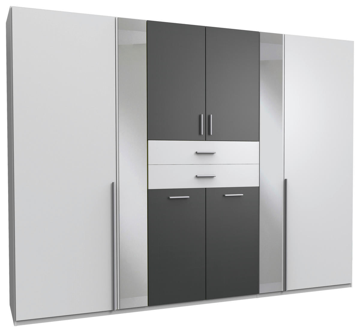 Carryhome KLEIDERSCHRANK 270/208/58 cm, in Plankeneiche, 8