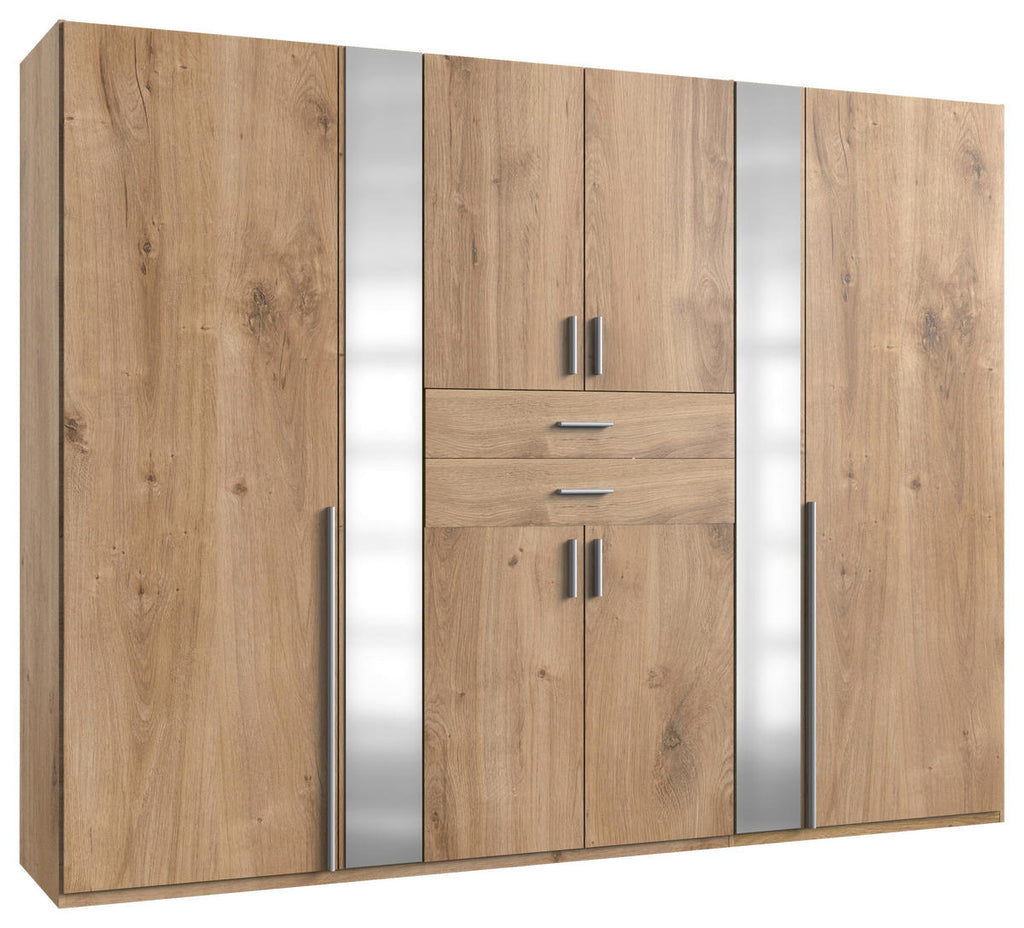 Carryhome KLEIDERSCHRANK 270/208/58 cm, in Plankeneiche, 8