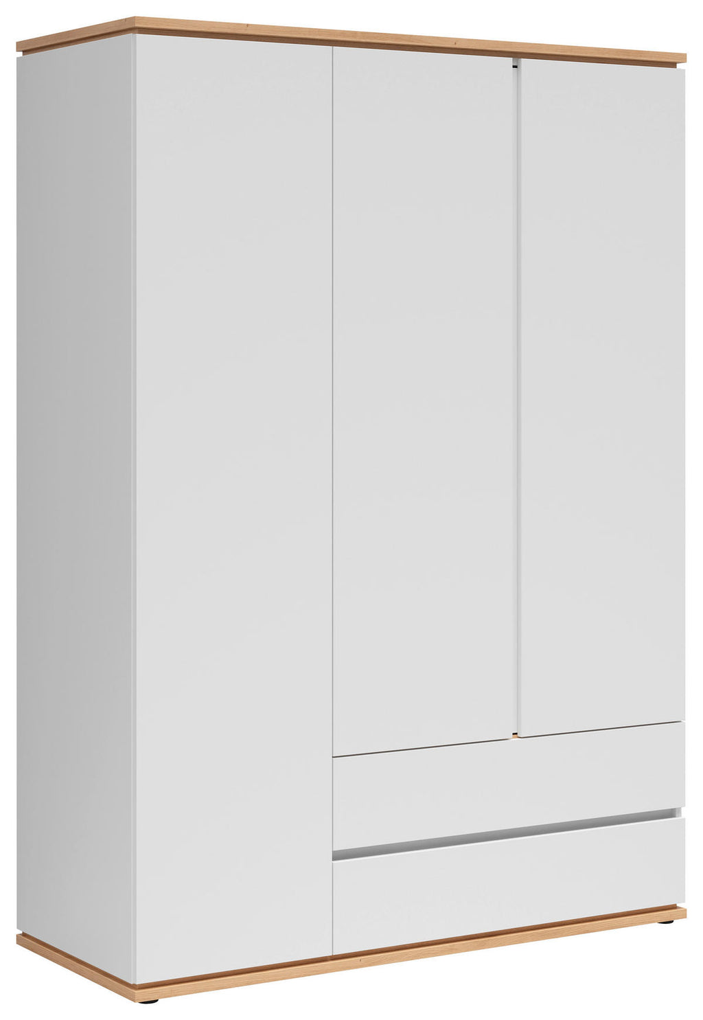 Xora MEHRZWECKSCHRANK 143/201/58 cm, in Weiß, Eiche Artisan