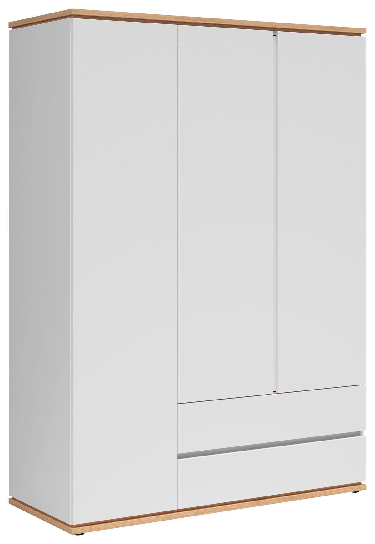 Xora MEHRZWECKSCHRANK 143/201/58 cm, in Weiß, Eiche Artisan