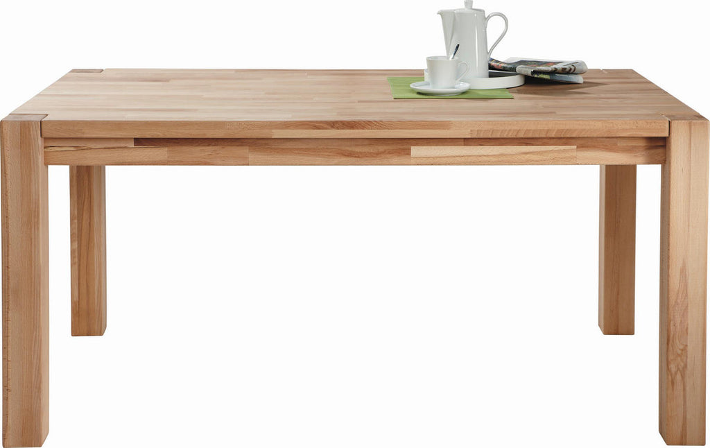 Linea Natura ESSTISCH 160-240/90/76 cm Echtholz Holz rechteckig Buchefarben
