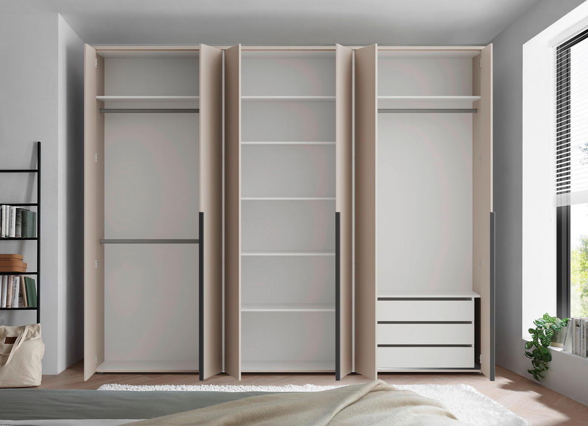 MID.YOU DREHTÜRENSCHRANK 270/225/52 cm, in Kaschmir, 6 Tür(en)