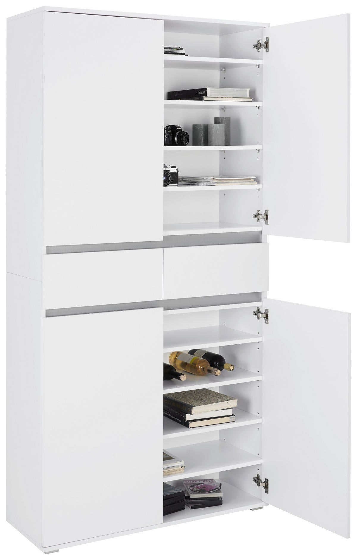 Xora MEHRZWECKSCHRANK 100/200/37 cm, in Weiß