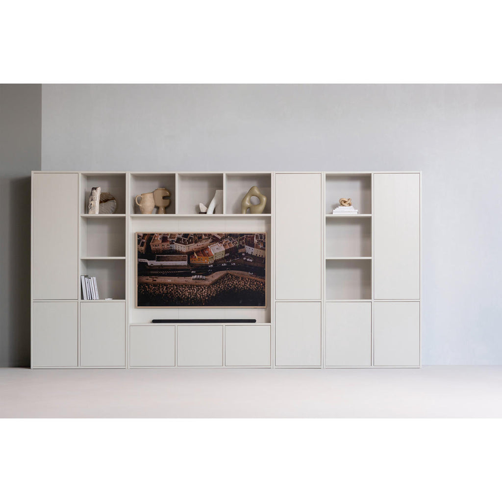 Livetastic MEHRZWECKSCHRANK 55/215/40 cm, in Grau