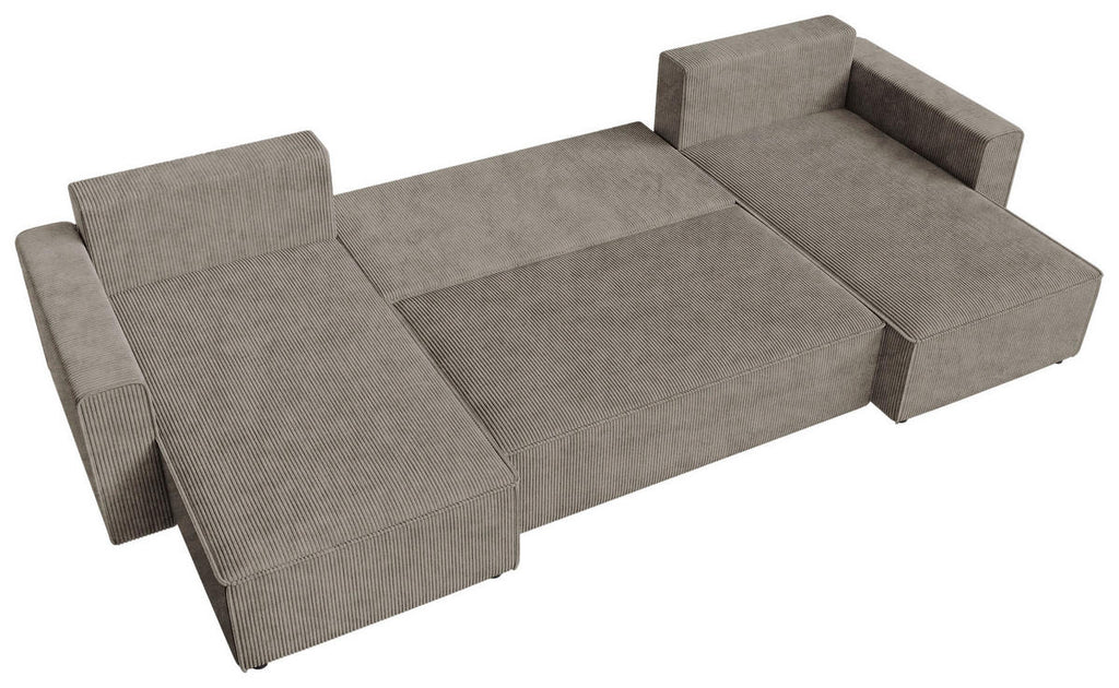 Carryhome WOHNLANDSCHAFT Taupe Cord