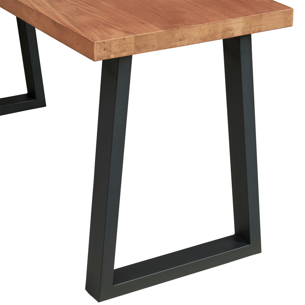 Livetastic ECKSCHREIBTISCH 200/160/75 cm Schwarz, Eichefarben